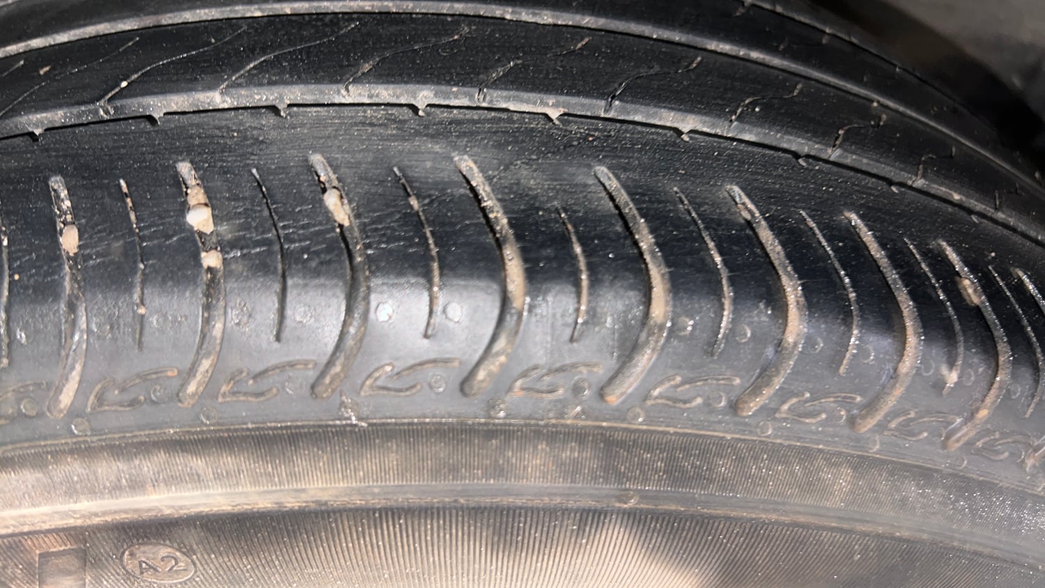 Used 2015 Honda City VX Petrol Manual tyres LEFT REAR TYRE TREAD VIEW