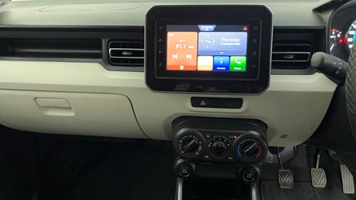 Used 2024 Maruti Suzuki Ignis Zeta 1.2 MT Petrol Manual interior MUSIC SYSTEM & AC CONTROL VIEW