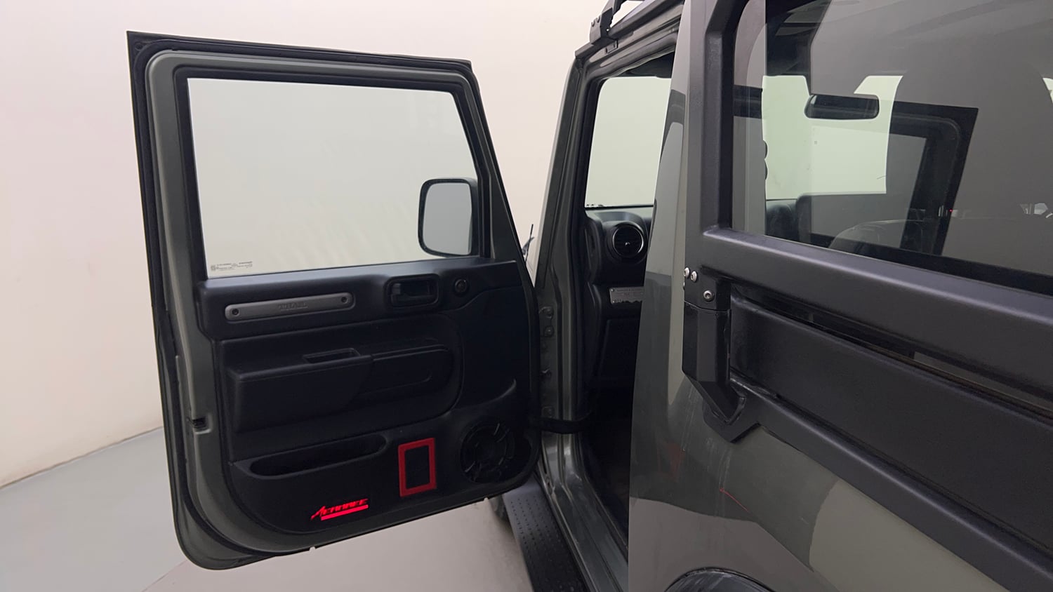 Used 2021 mahindra Thar LX Hard Top Petrol MT 4WD Petrol Manual interior LEFT FRONT DOOR OPEN VIEW