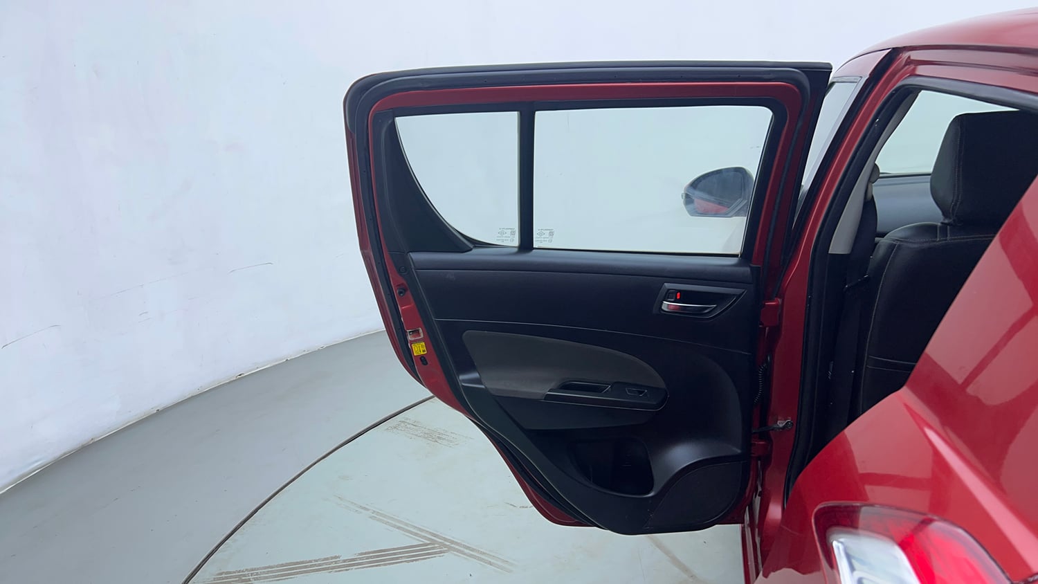 Used 2014 Maruti Suzuki Swift VXi Petrol Manual interior LEFT REAR DOOR OPEN VIEW