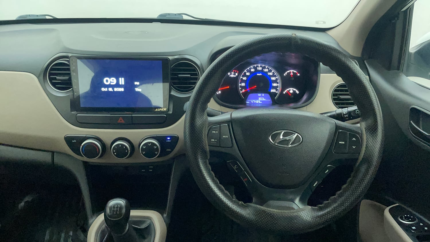 Used 2019 Hyundai Grand i10 Magna 1.2 Kappa VTVT Petrol Manual interior STEERING VIEW