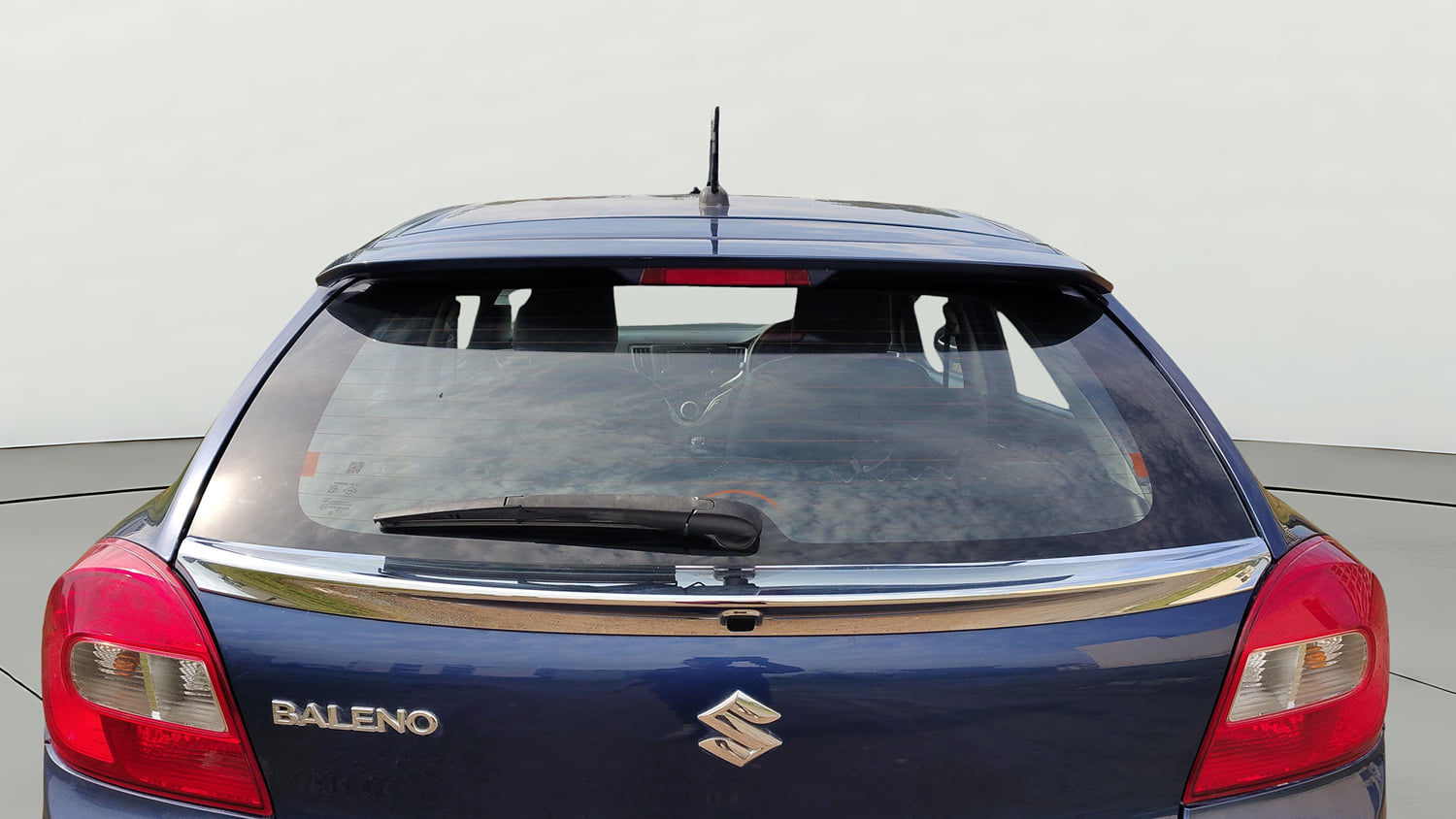 Used 2018 Maruti Suzuki Baleno Delta 1.2 Petrol Manual exterior BACK WINDSHIELD VIEW
