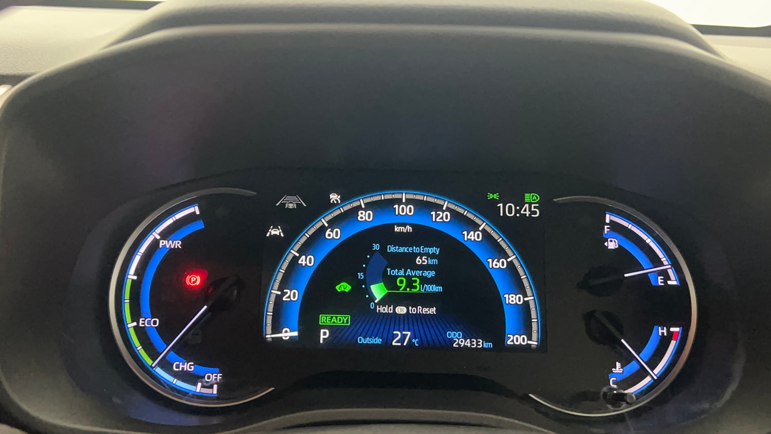 Used 2024 Toyota Innova Hycross ZX Hybrid 7 STR Hybrid Automatic interior CLUSTERMETER VIEW