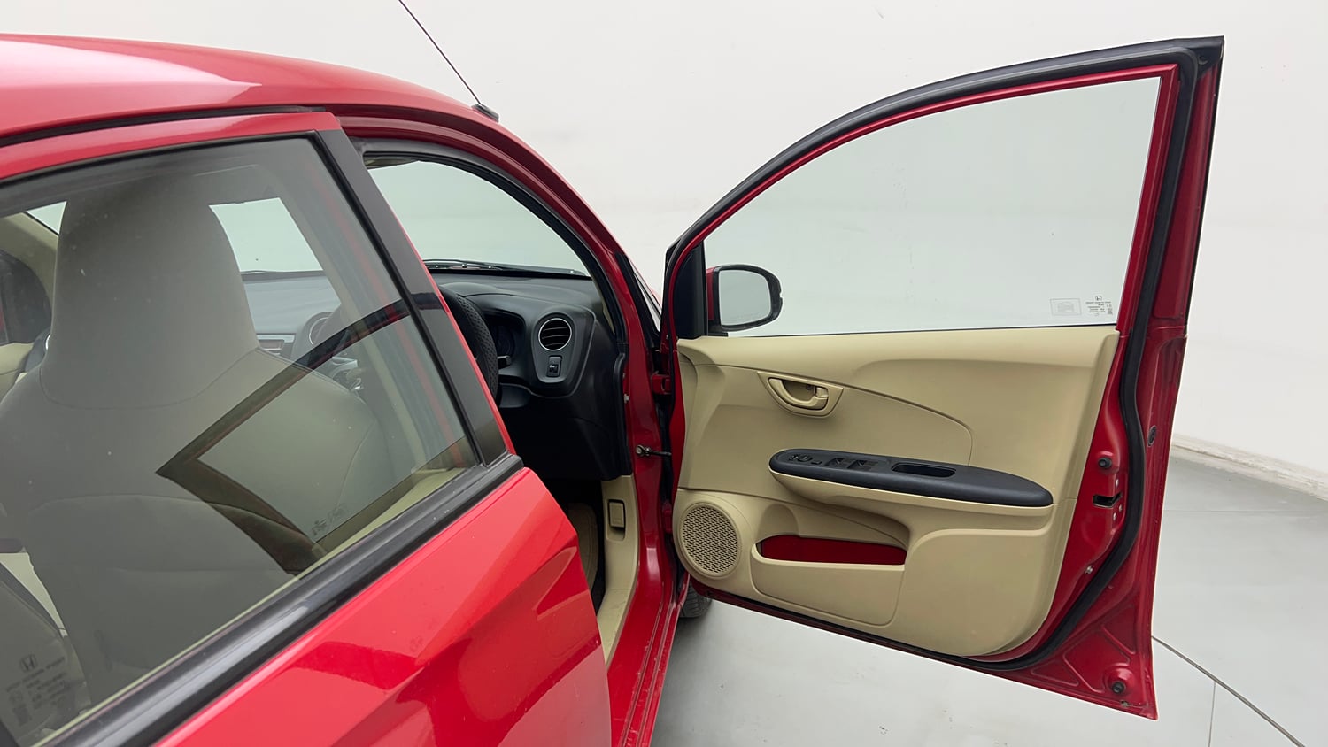 Used 2016 Honda Brio S MT Petrol Manual interior RIGHT FRONT DOOR OPEN VIEW