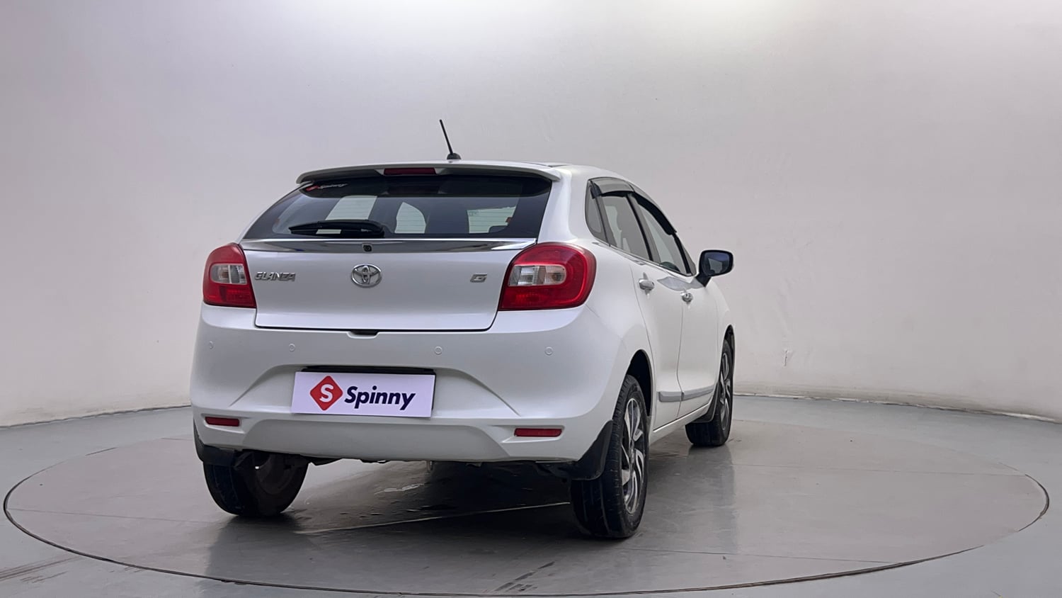 Used 2020 Toyota Glanza G CVT Petrol Automatic exterior RIGHT REAR CORNER VIEW