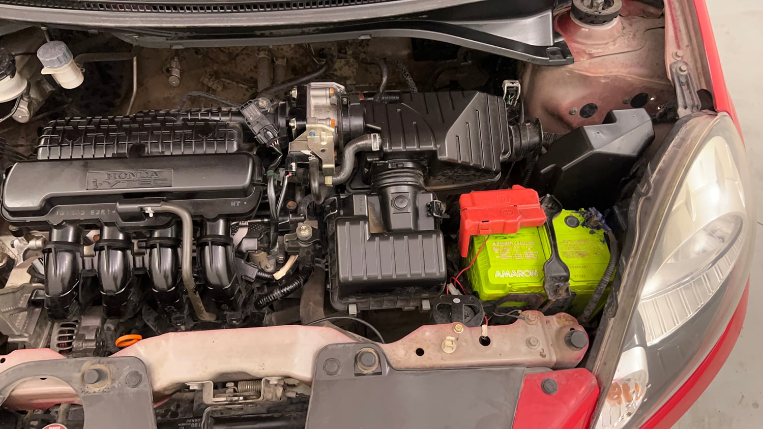 Used 2014 Honda Brio EX MT Petrol Manual engine ENGINE LEFT SIDE VIEW