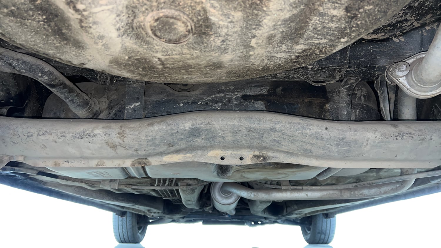 Used 2016 Honda Brio S MT Petrol Manual extra REAR UNDERBODY VIEW (TAKEN FROM REAR)
