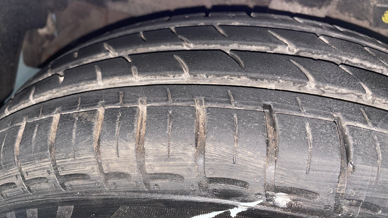 Used 2022 Hyundai Grand i10 Nios Magna 1.2 Kappa VTVT Petrol Manual tyres RIGHT REAR TYRE TREAD VIEW