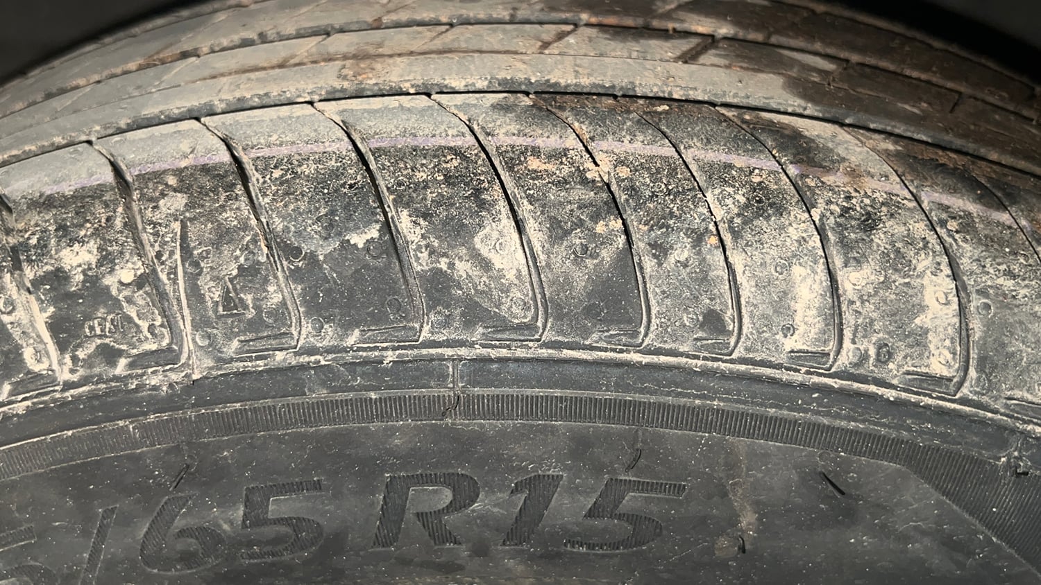 Used 2018 Honda Amaze 1.2 VX MT Petrol Petrol Manual tyres RIGHT REAR TYRE TREAD VIEW