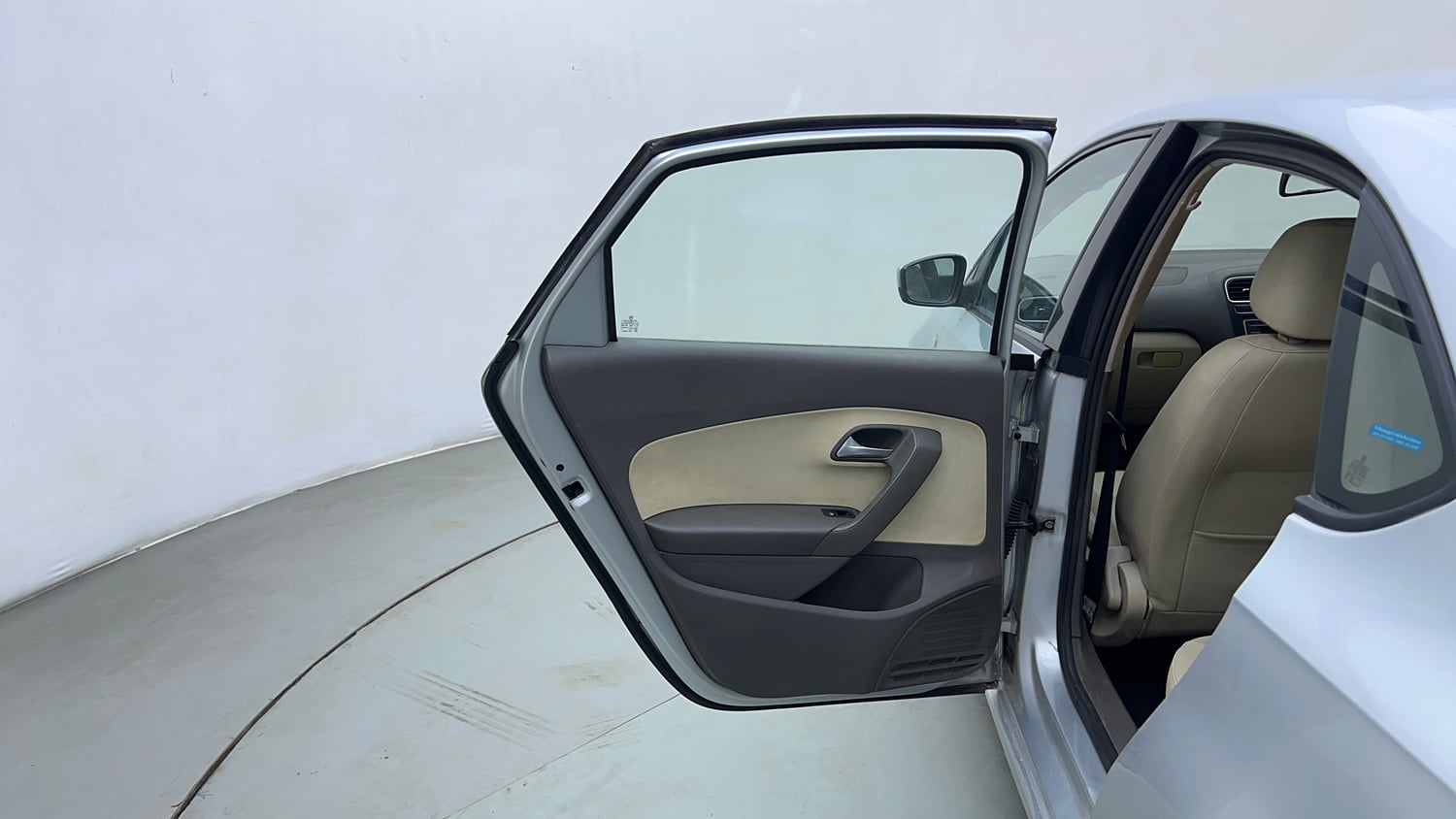 Used 2014 Volkswagen Vento Highline Petrol Petrol Manual interior LEFT REAR DOOR OPEN VIEW