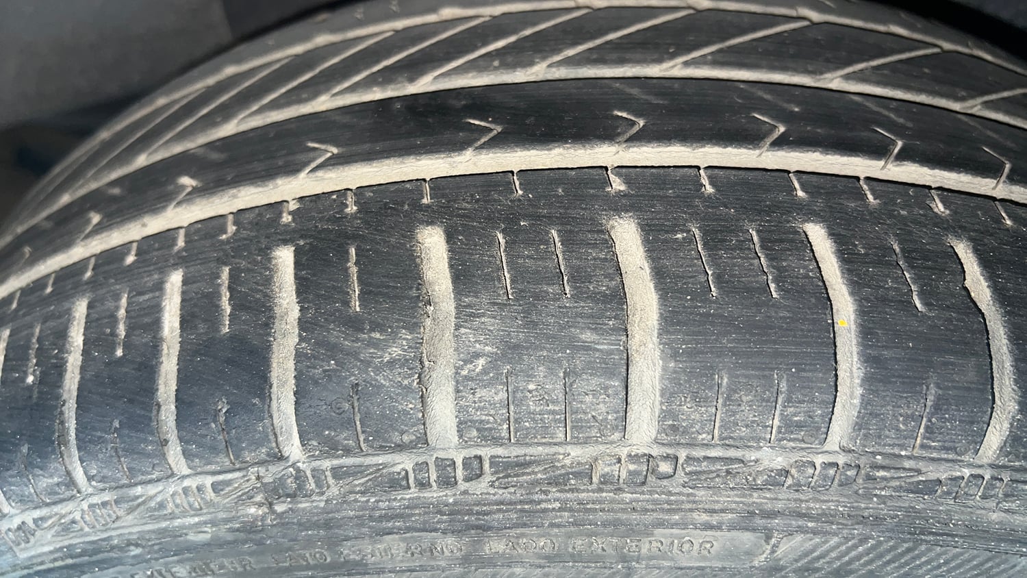 Used 2015 Hyundai Grand i10 Magna 1.2 Kappa VTVT Petrol Manual tyres LEFT REAR TYRE TREAD VIEW