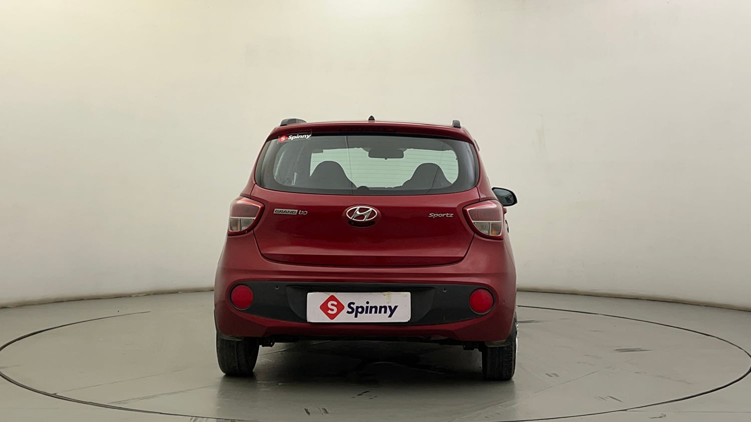 Used 2018 Hyundai Grand i10 Sportz 1.2 Kappa VTVT Petrol Manual exterior BACK VIEW