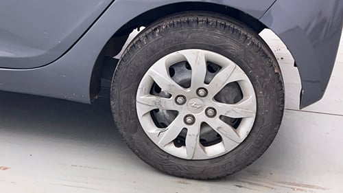 Used 2015 Hyundai Eon 1.0 Kappa Magna + Petrol Manual tyres LEFT REAR TYRE RIM VIEW