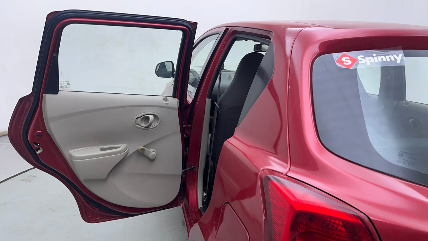 Used 2016 Datsun GO T Petrol Manual interior LEFT REAR DOOR OPEN VIEW