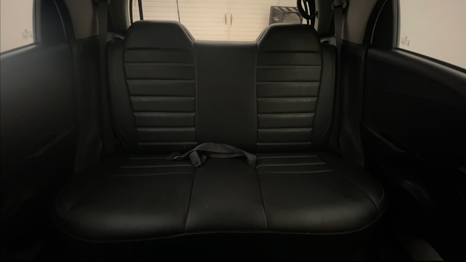 Used 2014 Honda Brio S MT Petrol Manual interior REAR SEAT CONDITION VIEW