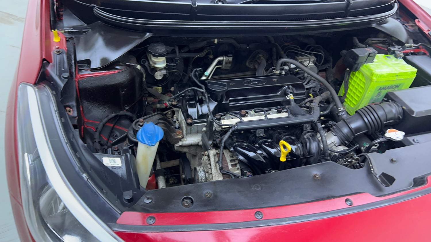 Used 2016 Hyundai Elite i20 Sportz 1.2 Petrol Manual engine ENGINE RIGHT SIDE VIEW