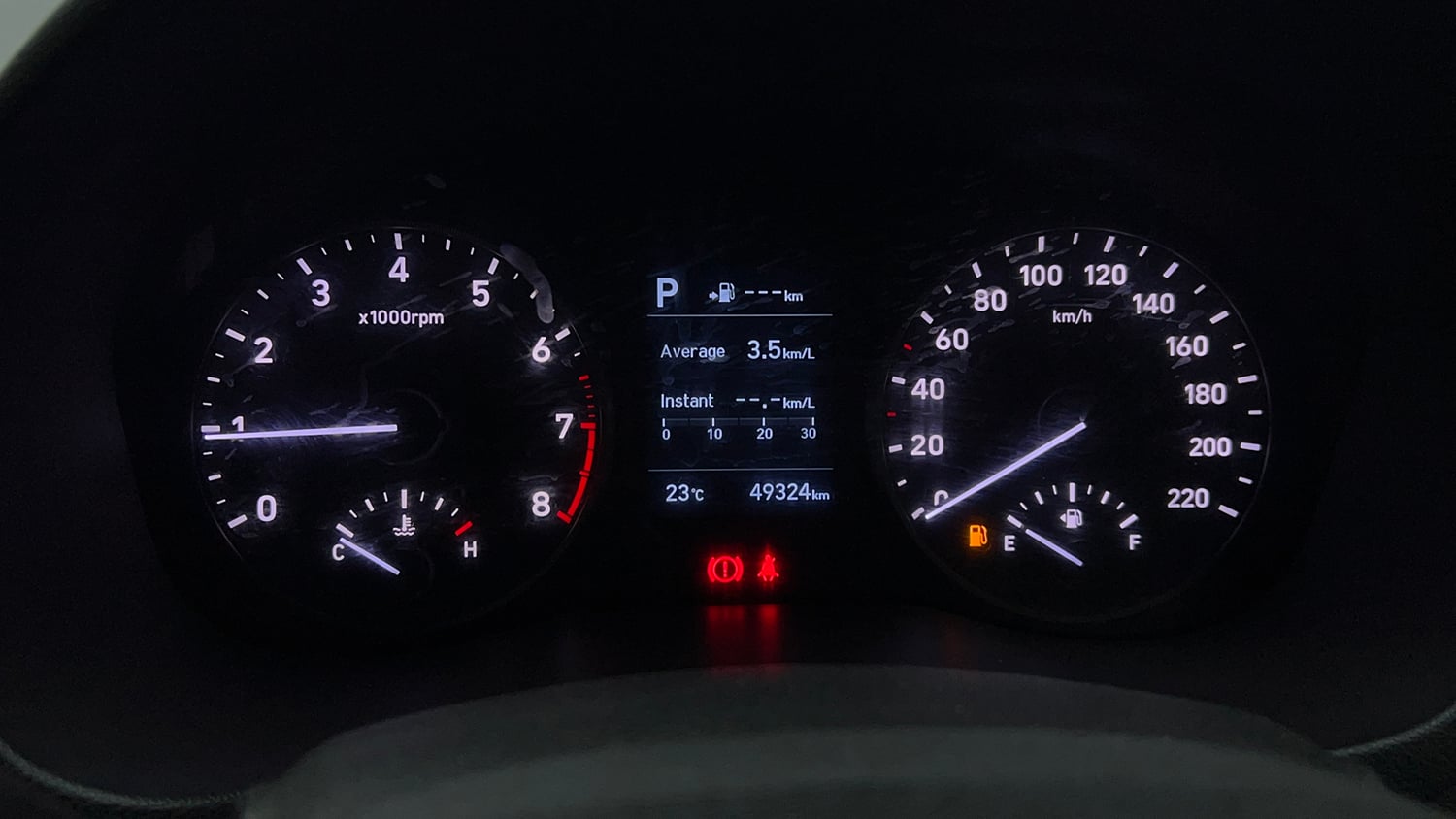 Used 2018 Hyundai Verna SX (O) 1.6 VTVT AT Petrol Automatic interior CLUSTERMETER VIEW