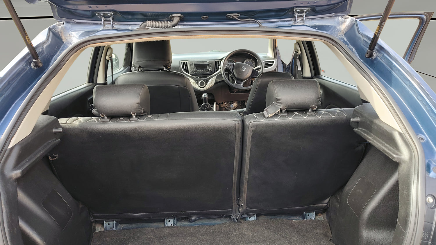 Used 2018 Maruti Suzuki Baleno Delta 1.2 Petrol Manual interior DICKY INSIDE VIEW