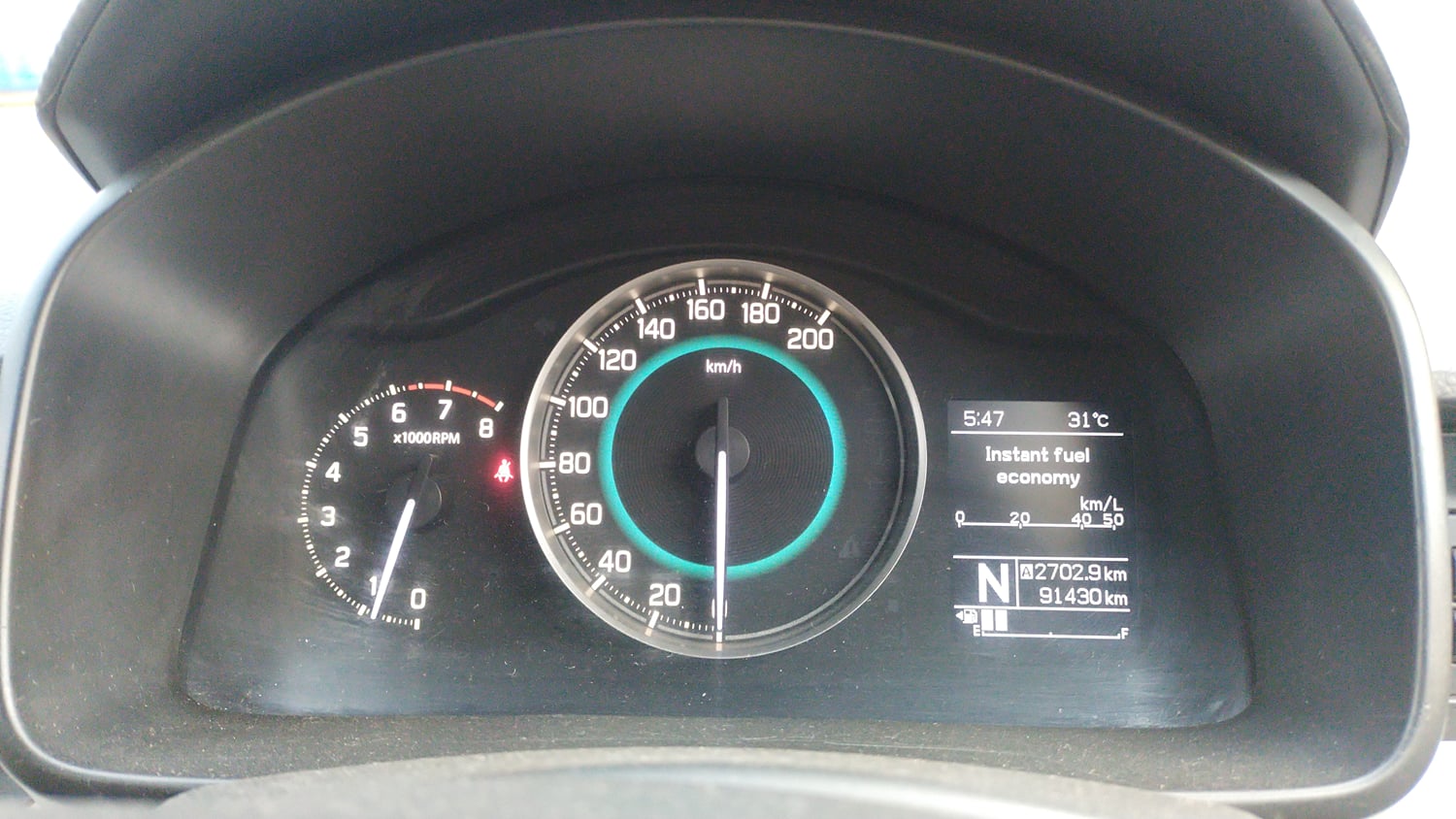 Used 2017 Maruti Suzuki Ignis Zeta 1.2 AMT Petrol Automatic interior CLUSTERMETER VIEW