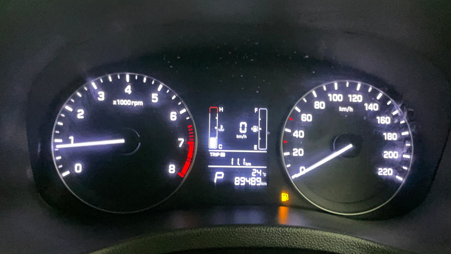 Used 2016 Hyundai Creta 1.6 SX Plus AT Petrol Petrol Automatic interior CLUSTERMETER VIEW