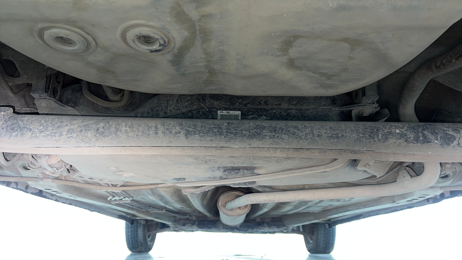 Used 2022 Maruti Suzuki Wagon R LXi (O) 1.0 CNG Cng Manual extra REAR UNDERBODY VIEW (TAKEN FROM REAR)