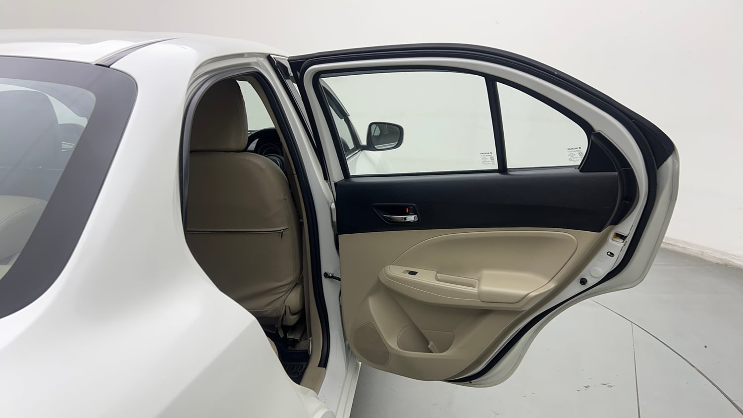 Used 2023 Maruti Suzuki Dzire VXi Petrol Manual interior RIGHT REAR DOOR OPEN VIEW