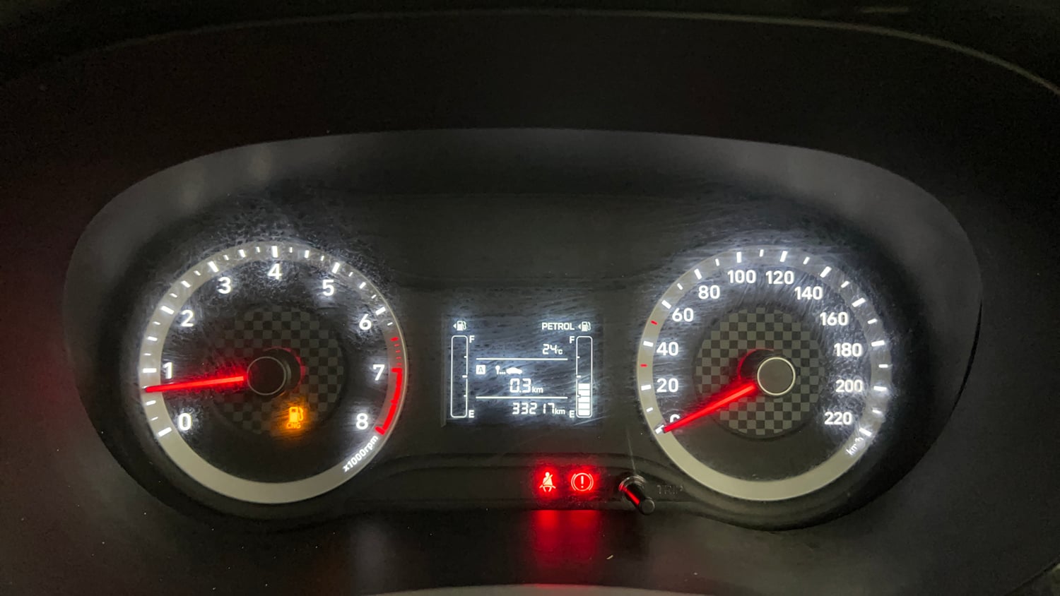 Used 2020 Hyundai Grand i10 Nios Sportz 1.2 Kappa VTVT CNG Cng Manual interior CLUSTERMETER VIEW