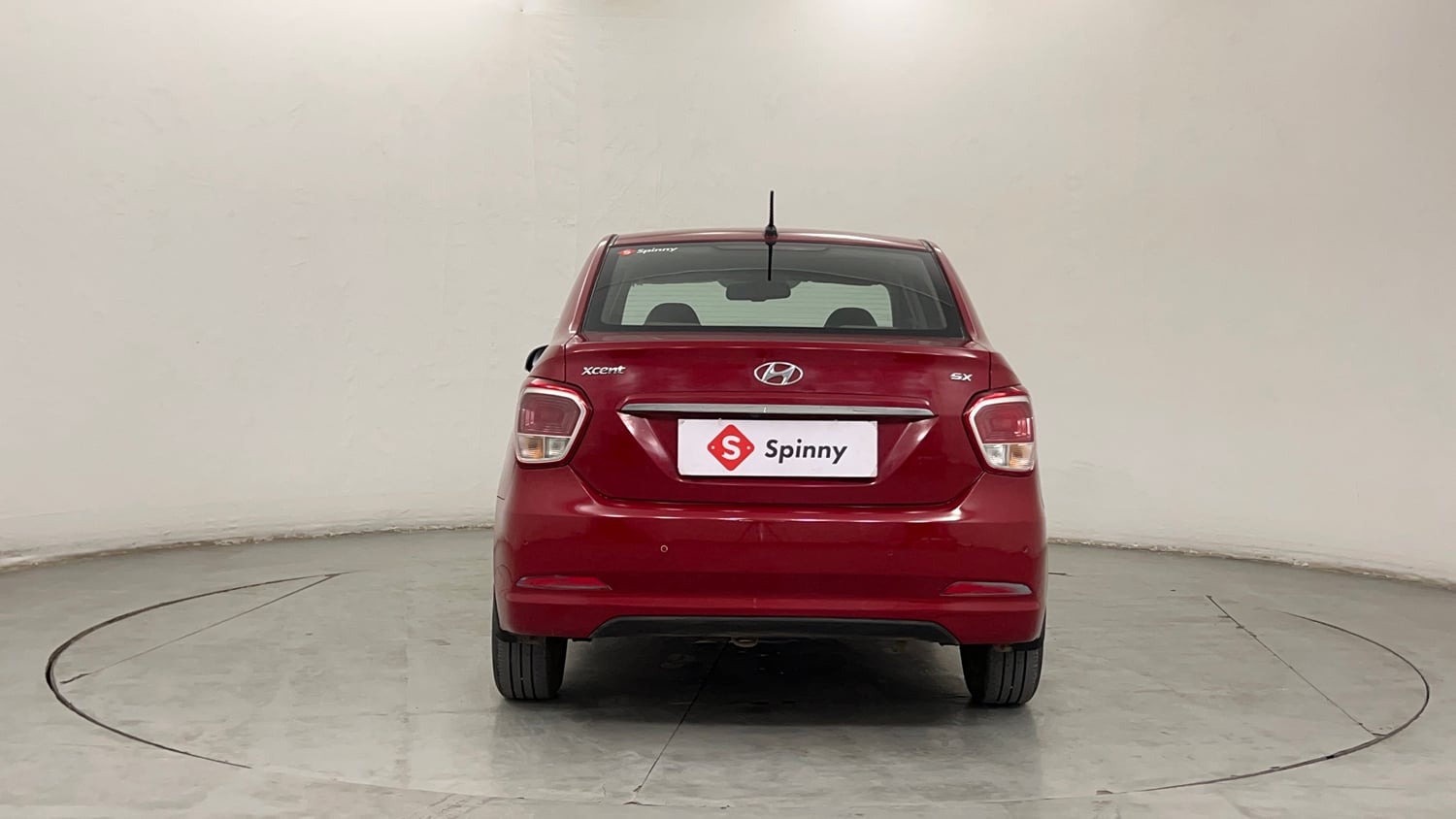 Used 2016 Hyundai Xcent SX 1.2 (O) Petrol Manual exterior BACK VIEW