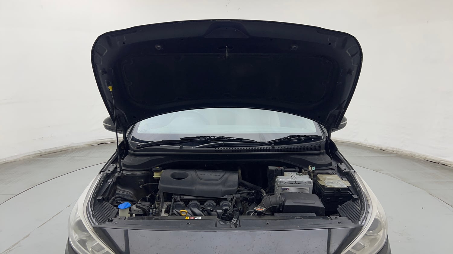 Used 2018 Hyundai Verna SX (O) 1.6 VTVT AT Petrol Automatic engine ENGINE & BONNET OPEN FRONT VIEW