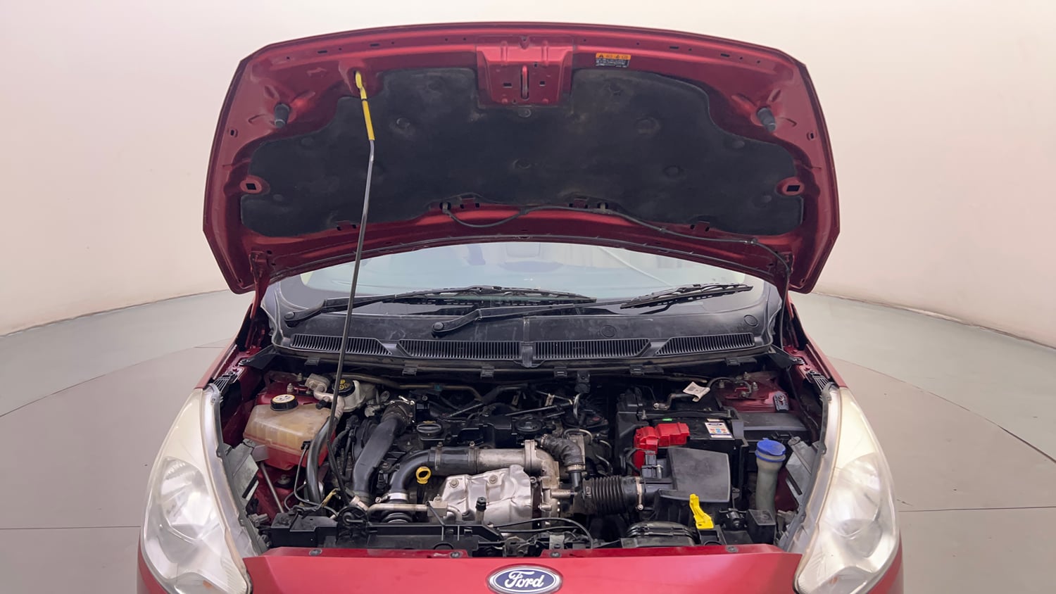 Used 2016 Ford Figo Aspire Titanium1.5 TDCi Diesel Manual engine ENGINE & BONNET OPEN FRONT VIEW