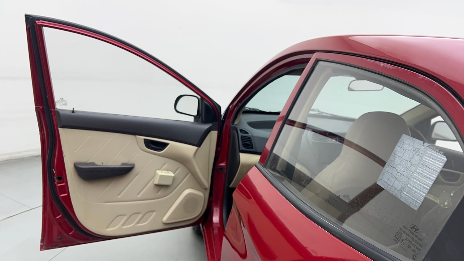 Used 2016 Hyundai Eon D-Lite + Petrol Manual interior LEFT FRONT DOOR OPEN VIEW