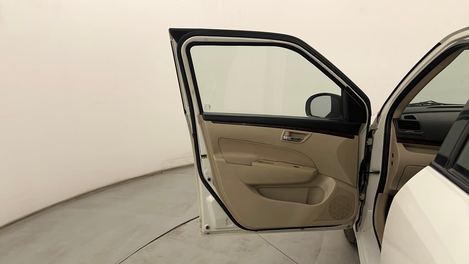 Used 2012 Maruti Suzuki Swift Dzire VXI Petrol Manual interior LEFT FRONT DOOR OPEN VIEW