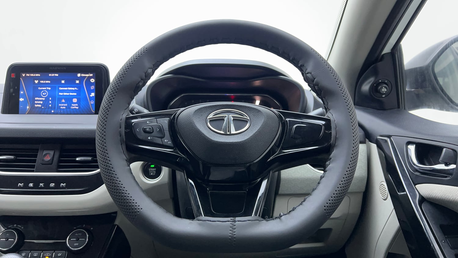 Used 2021 Tata Nexon XZA Plus Diesel Diesel Automatic interior STEERING VIEW