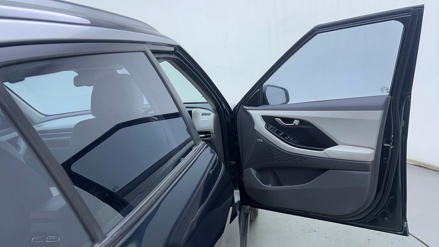 Used 2024 Hyundai Creta 1.5 Turbo Petrol DCT SX(O) Petrol Automatic interior RIGHT FRONT DOOR OPEN VIEW