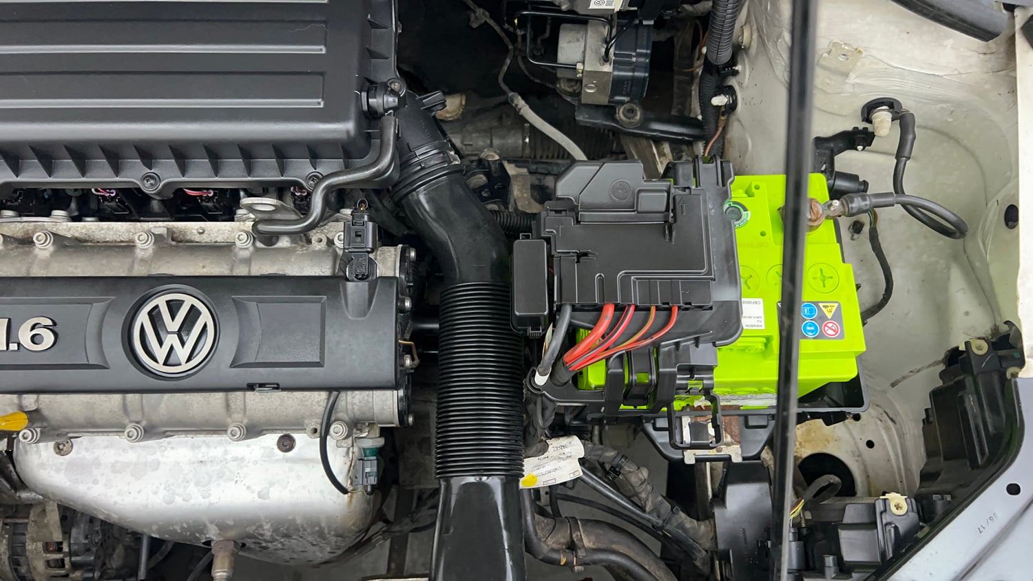 Used 2017 Volkswagen Vento Allstar 1.6 (P) Petrol Manual engine ENGINE LEFT SIDE VIEW