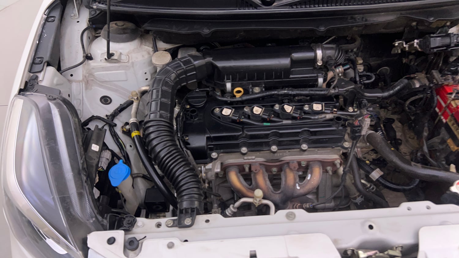 Used 2020 Toyota Glanza G CVT Petrol Automatic engine ENGINE RIGHT SIDE VIEW