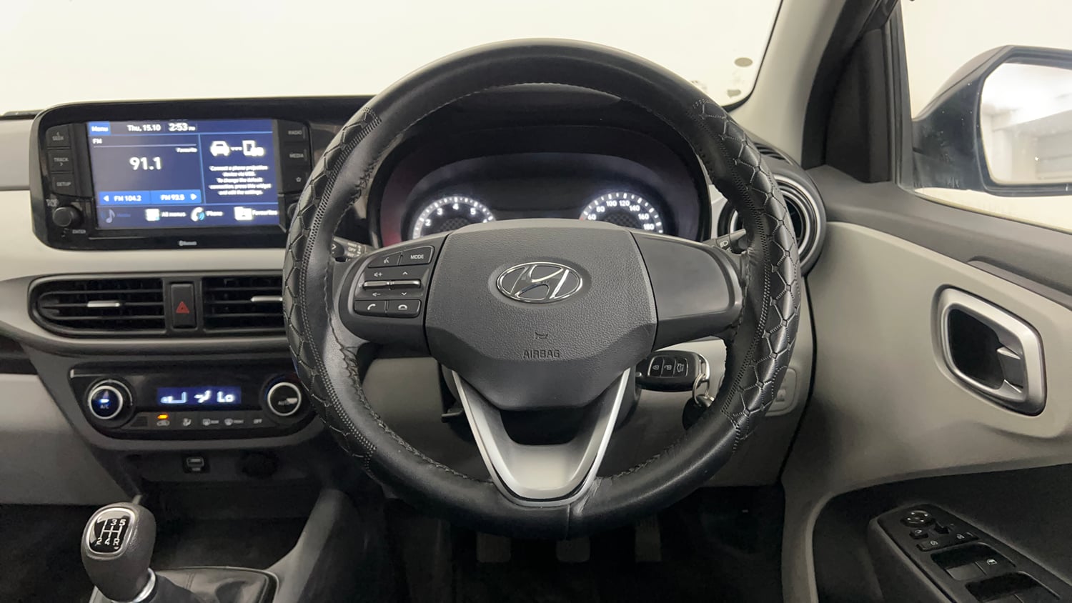 Used 2020 Hyundai Grand i10 Nios Sportz 1.2 Kappa VTVT CNG Cng Manual interior STEERING VIEW