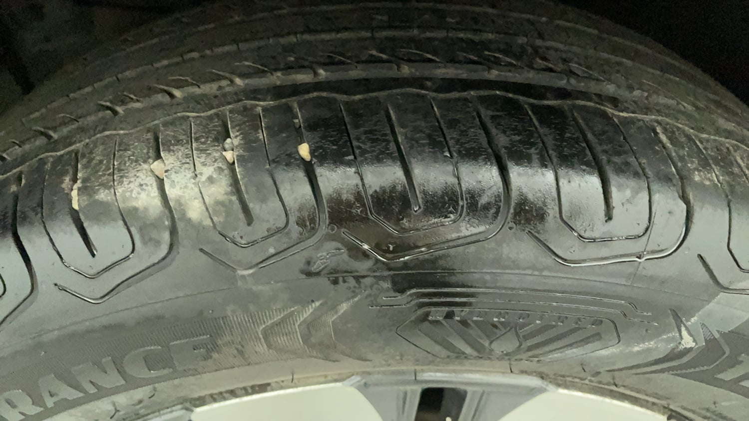 Used 2021 Honda WR-V SV MT Diesel Diesel Manual tyres LEFT FRONT TYRE TREAD VIEW