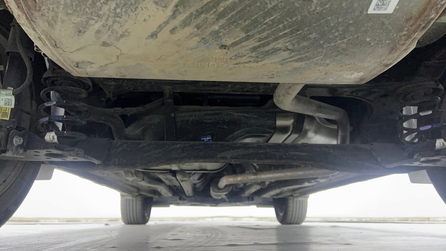 Used 2025 Hyundai Creta 1.5 MPi Petrol IVT SX(O) Petrol Automatic extra REAR UNDERBODY VIEW (TAKEN FROM REAR)