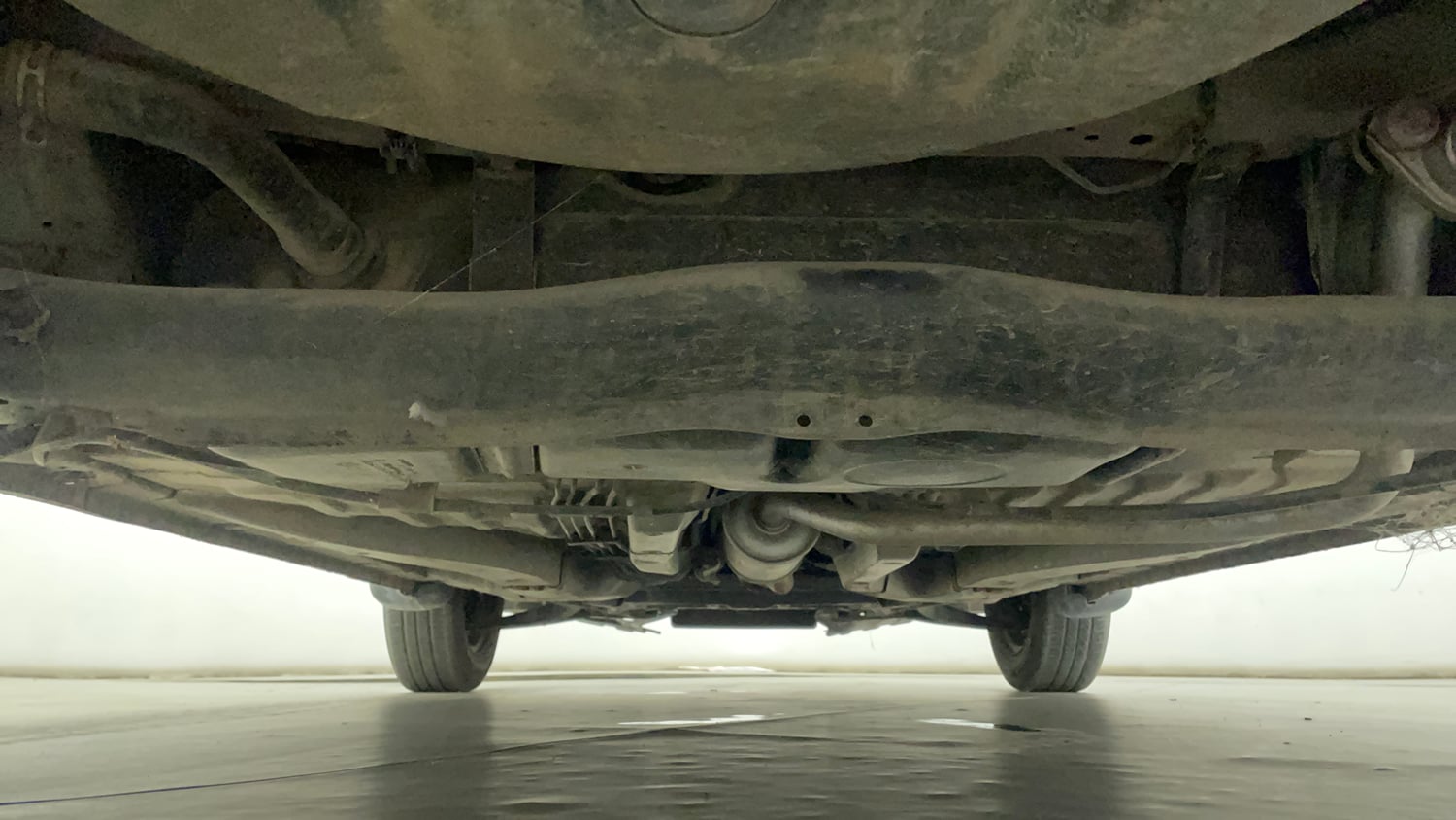 Used 2014 Honda Brio S MT Petrol Manual extra REAR UNDERBODY VIEW (TAKEN FROM REAR)