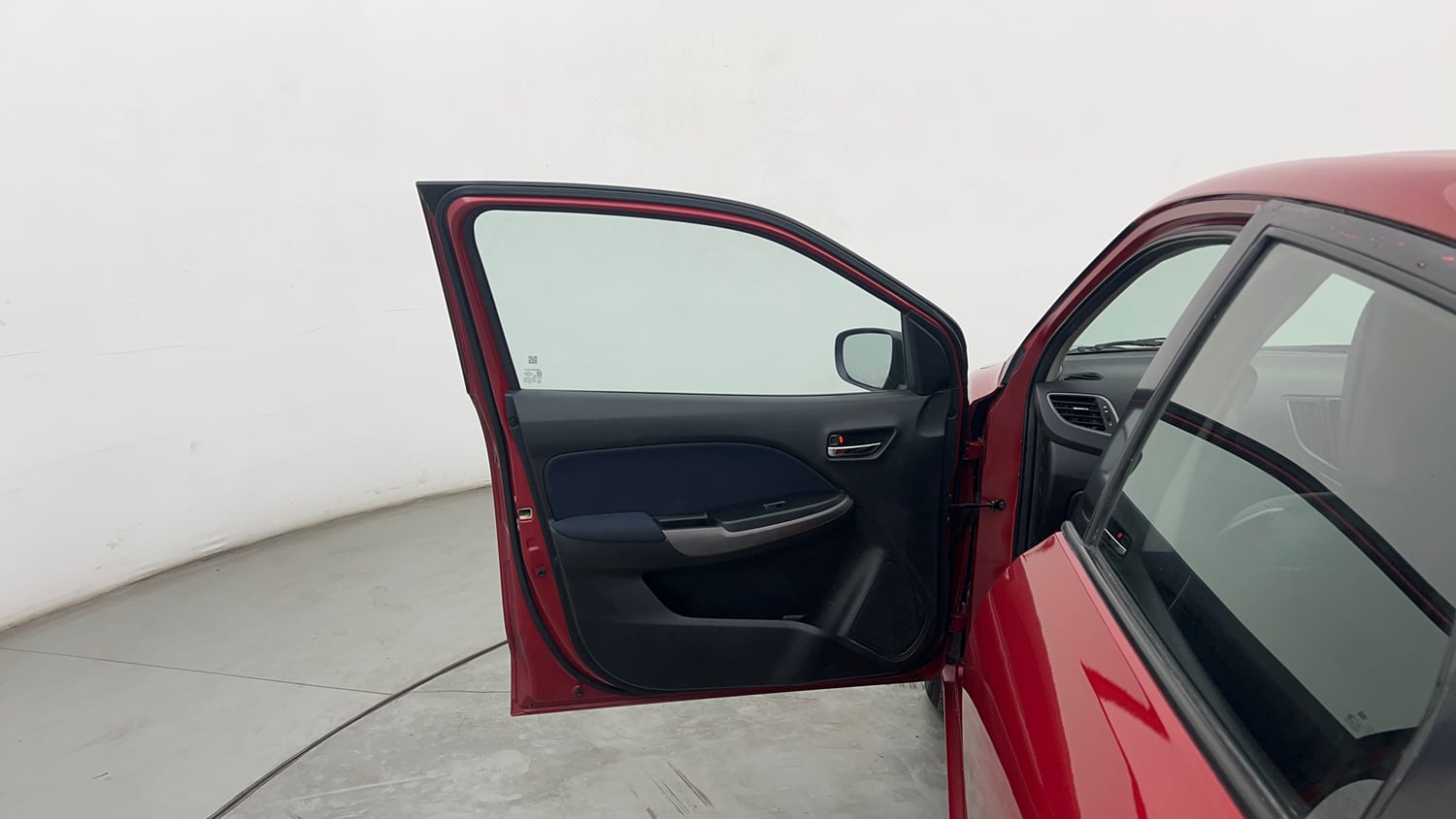 Used 2019 Maruti Suzuki Baleno Delta Petrol Manual interior LEFT FRONT DOOR OPEN VIEW