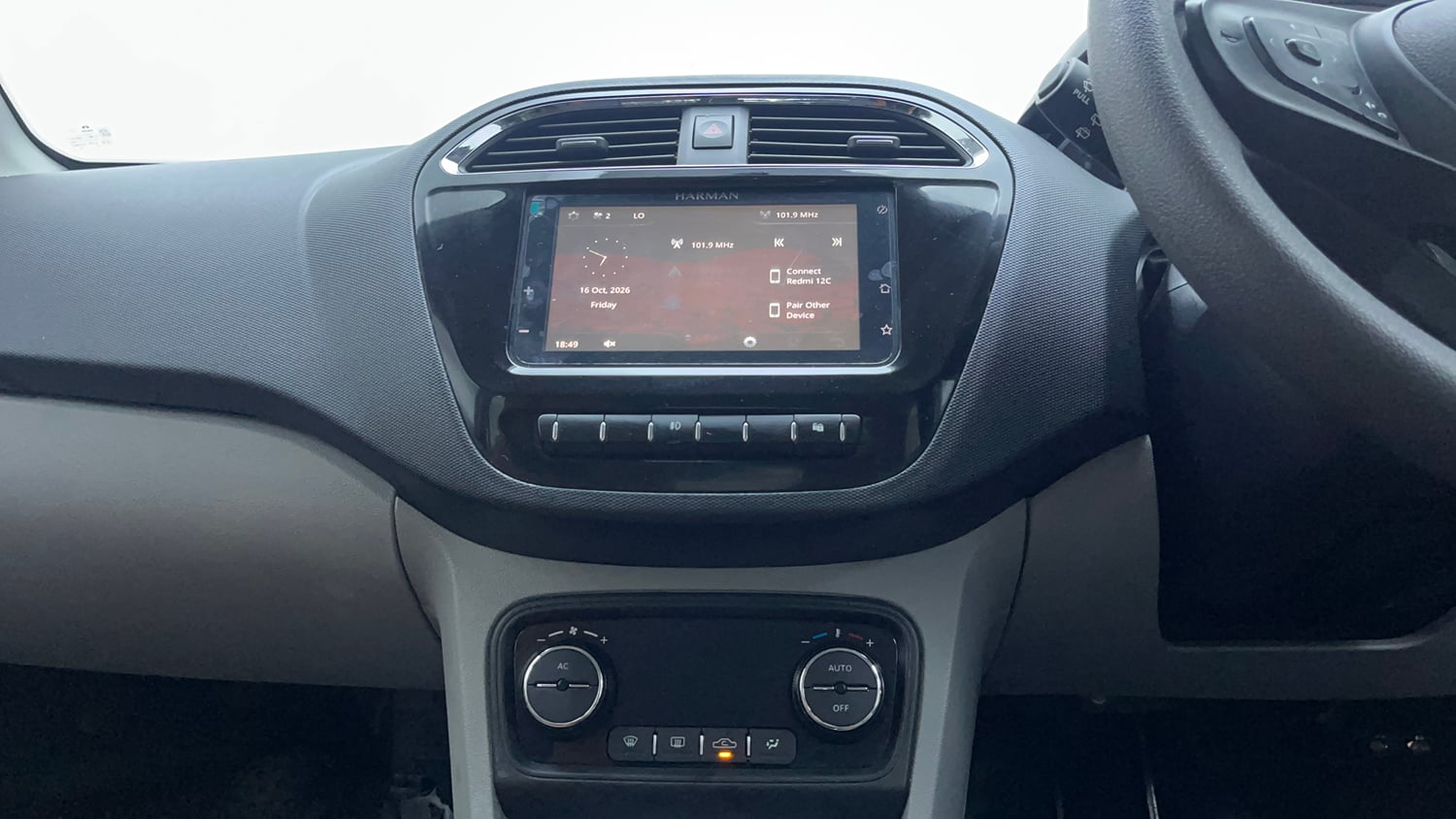 Used 2021 Tata Tiago XZ Plus Petrol Manual interior MUSIC SYSTEM & AC CONTROL VIEW