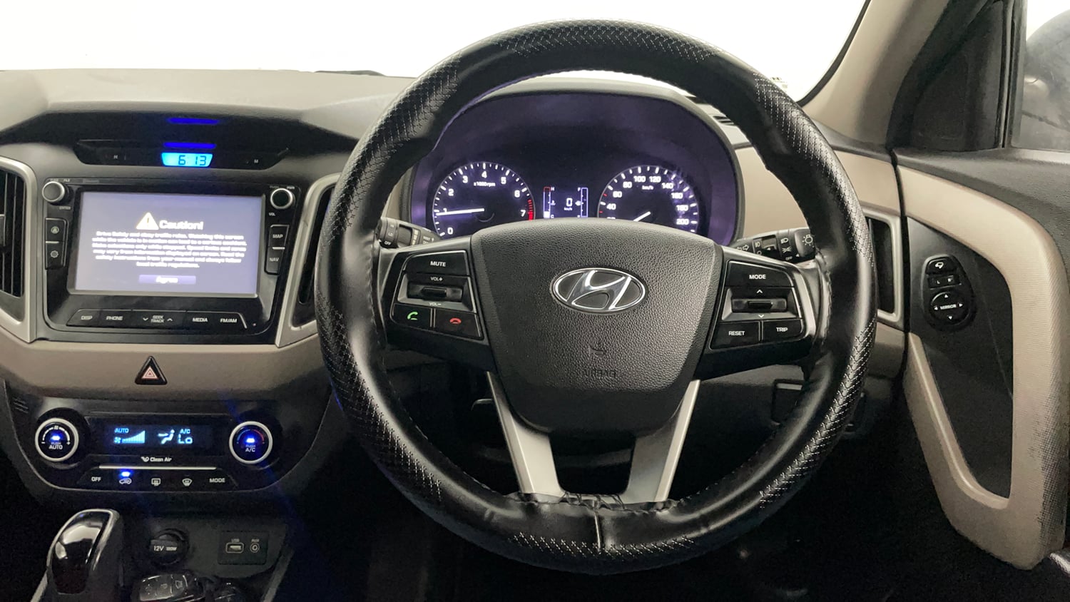 Used 2016 Hyundai Creta 1.6 SX Plus AT Petrol Petrol Automatic interior STEERING VIEW