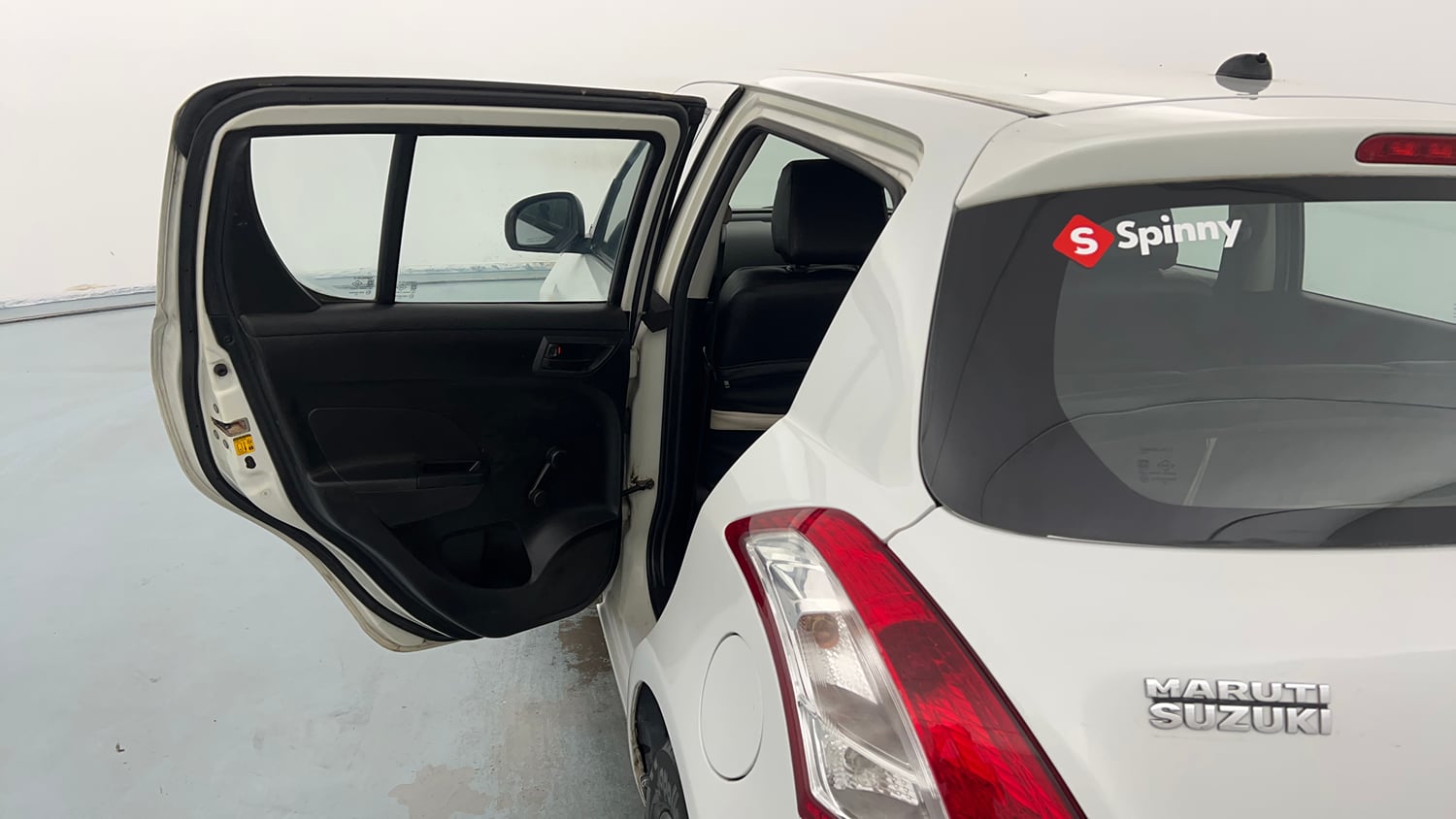 Used 2012 Maruti Suzuki Swift LXI CNG (Outside Fitted) Cng Manual interior LEFT REAR DOOR OPEN VIEW
