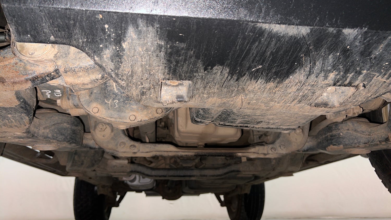 Used 2021 mahindra Thar LX Hard Top Petrol MT 4WD Petrol Manual extra FRONT LEFT UNDERBODY VIEW