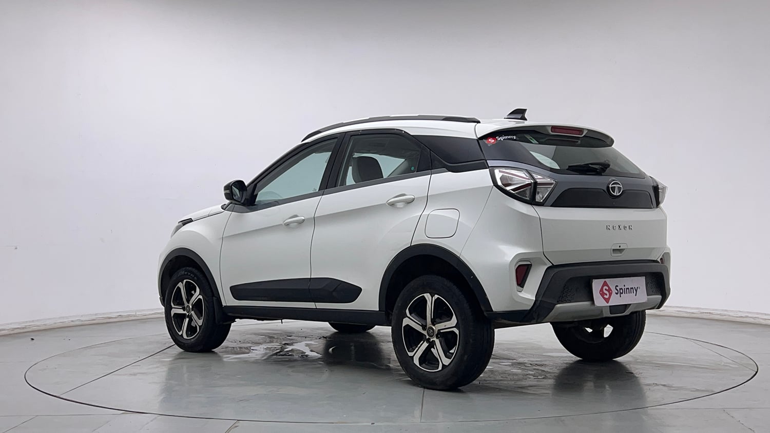 Used 2021 Tata Nexon XZA Plus Diesel Diesel Automatic exterior LEFT REAR CORNER VIEW