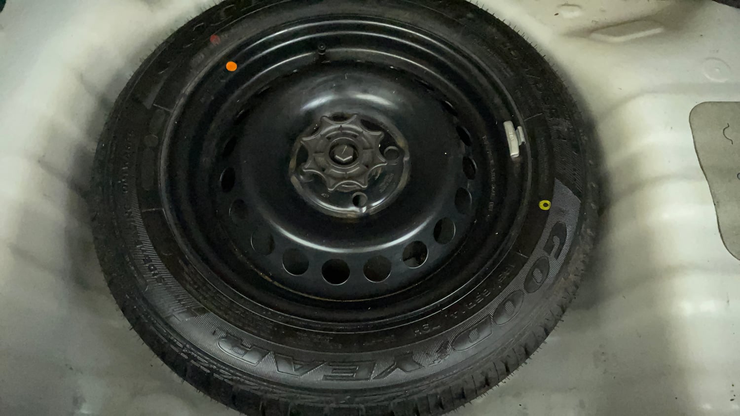 Used 2019 Hyundai Grand i10 Magna 1.2 Kappa VTVT Petrol Manual tyres SPARE TYRE VIEW