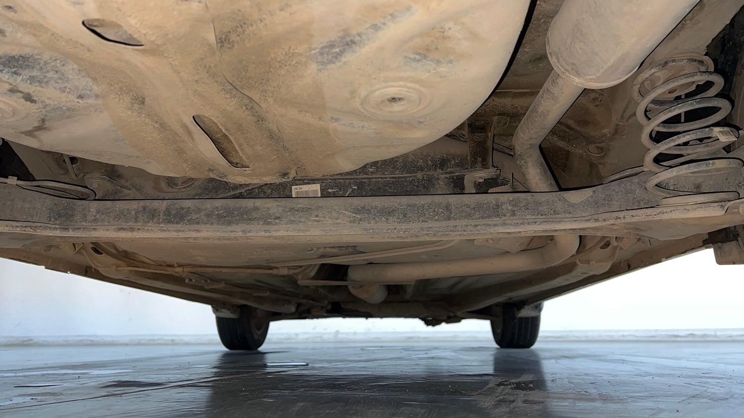 Used 2018 Maruti Suzuki Baleno Delta 1.3 Diesel Manual extra REAR UNDERBODY VIEW (TAKEN FROM REAR)