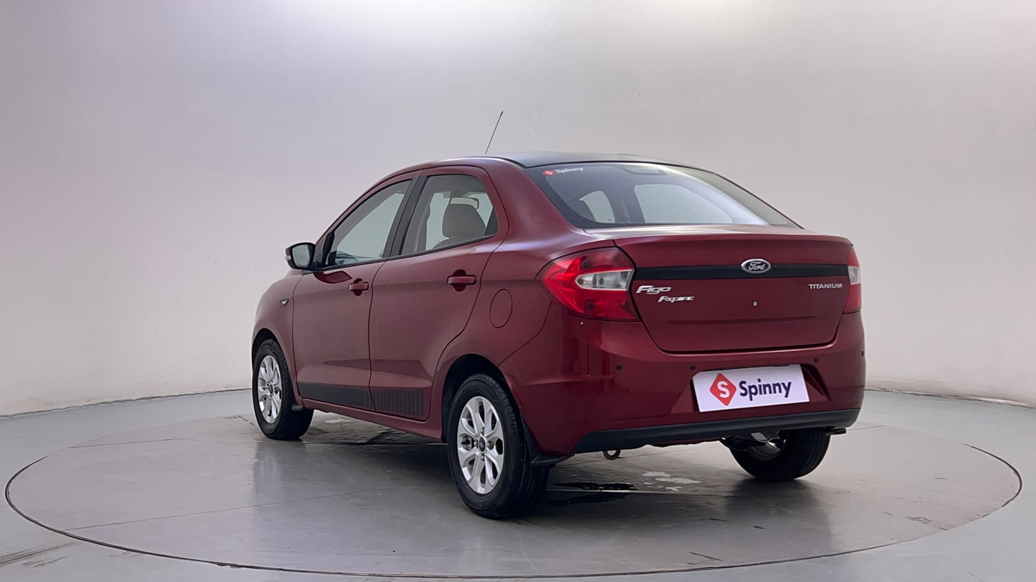 Used 2016 Ford Figo Aspire Titanium 1.2 Ti-VCT Petrol Manual exterior LEFT REAR CORNER VIEW