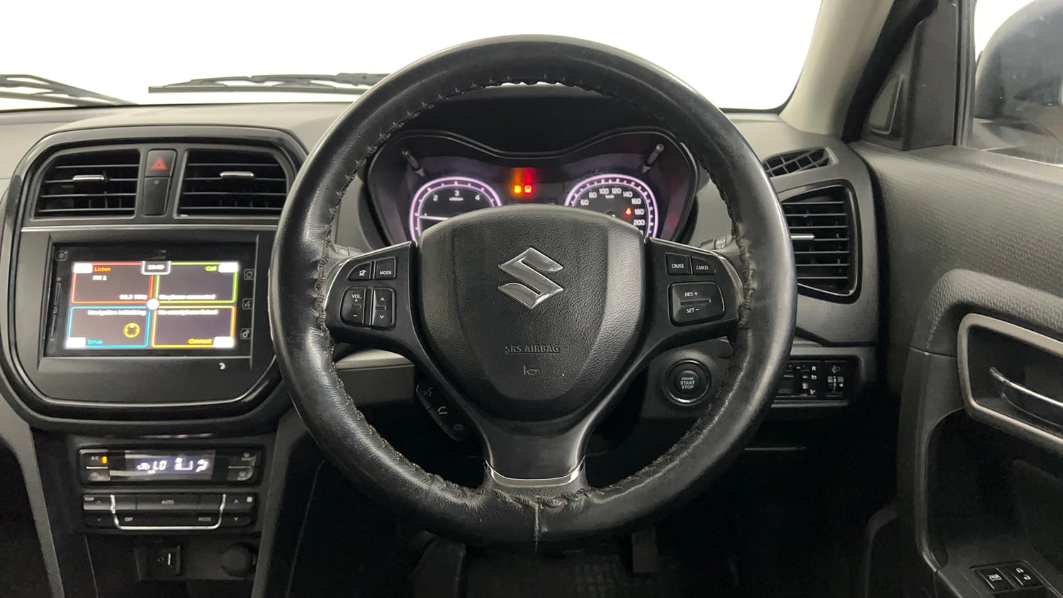 Used 2016 Maruti Suzuki Vitara Brezza ZDi+ Dual Tone Diesel Manual interior STEERING VIEW